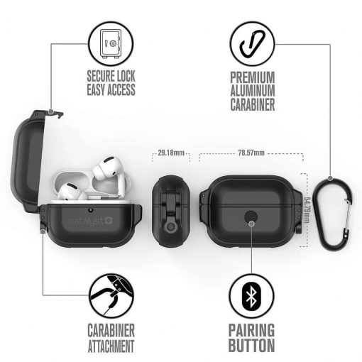 CATALYST Apple AirPods Pro 耐衝擊防水硬式保護殼：圖片 3